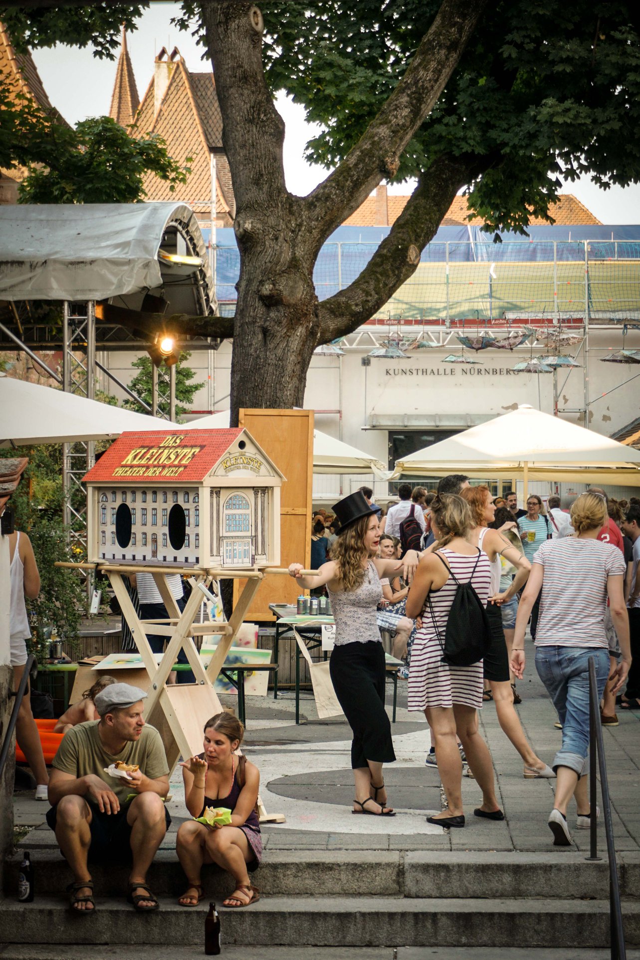 Vorstellung Das Kleinste Theater Der Welt im Kulturgarten, KunstKulturQuartier Nürnberg