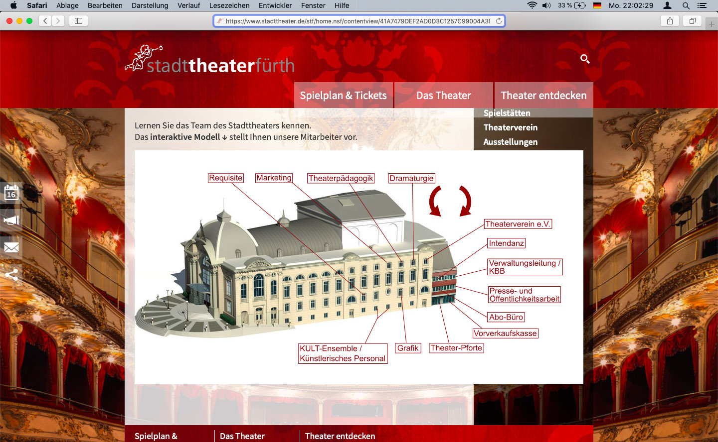 screenshot www.stadttheater.de